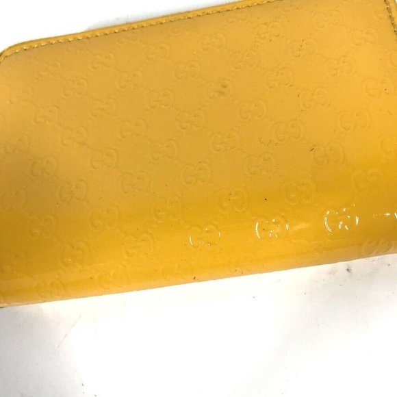 Auth GUCCI 255452 Sima Line Micro Guccissima Wallet Compact Wallet Card Case pur - Picture 7 of 10